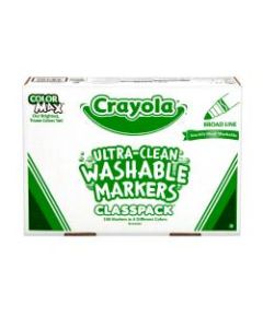 Crayola Washable Broad-Line Marker Classpack, Pack Of 200