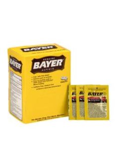 Bayer Aspirin, 2 Tablets Per Packet, Box Of 50 Packets