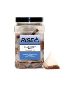 RISE NA Blueberry Acai Tea, 8 Oz, Canister Of 50 Sachets