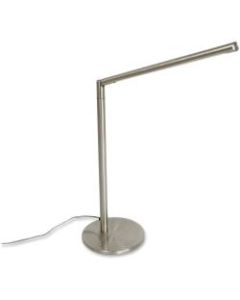 HON Task Desk Lamp - 15.8in Height - 15.8in Width - Desk Mountable - Brushed Nickel - for Desk, Table