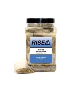 RISE NA White Ambrosia Tea, 8 Oz, Canister Of 50 Sachets
