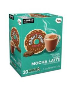 The Original Donut Shop Single-Serve K-Cup, 1-Step Mocha Latte, Carton of 20