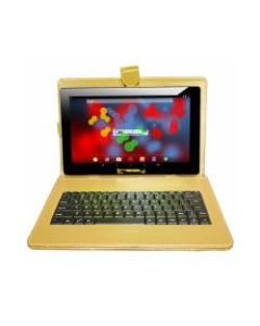 LINSAY 10.1in 1280x800 IPS Screen 2GB RAM 32GB Android 10 Quad Core Tablet with Golden Keyboard