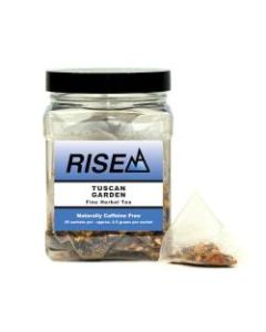 RISE NA Tuscan Garden Tea, 8 Oz, Canister Of 25 Sachets