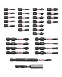 Bosch 32 pc. Impact Tough Screwdriving Bit Set - Driver Bit: