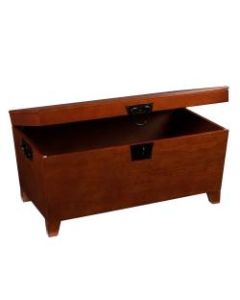 Southern Enterprises Pyramid Trunk Cocktail Table, Oak