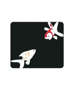 OTM Essentials Mouse Pad, Goldfish, 10in x 9.13in, Black, PV1BM-ICN-04