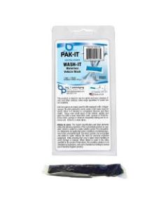 PAK-IT Wash-IT Waterless Vehicle Wash, Breezy Scent, 2.4 Oz, Dark Blue, Pack Of 5 PAK-Its