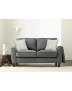 Serta Astoria Deep-Seating Loveseat, Dark Gray/Espresso