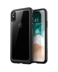 i-Blason Halo iPhone X Case - For Apple iPhone X Smartphone - Black, Clear - Polycarbonate, Thermoplastic Polyurethane (TPU)