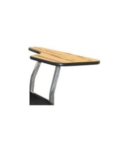 National Public Seating Tablet Arm, For 8100 Polyshell Chairs, Left Hand, Oak