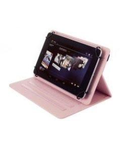 Kyasi Seattle Classic Universal Folio Case For 9 - 10in Tablets, Blush Pink, KYSCUN910C6