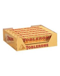 Toblerone Milk Chocolate Bars, 3.5 oz, Pack Of 20 Bars