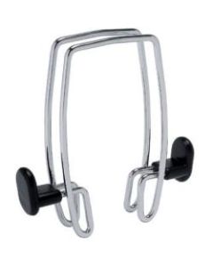 ALBA Expandable Over-The-Panel Garment Hooks, 2-Sided, Chrome