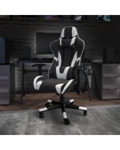 Flash Furniture X20 Ergonomic LeatherSoft High-Back Racing Gaming Chair, Black