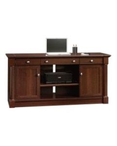 Sauder Palladia Collection 62inW Computer Credenza With Slide-Out Desktop, Select Cherry