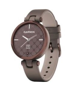 Line Garmin Lily Smart Watch - Women - Heart Rate Monitor, Pulse Oximeter Sensor, Accelerometer, Ambient Light Sensor  - TFT LCD - Touchscreen - Bluetooth - 120 Hour - 1.34in - Dark Bronze, Paloma Case