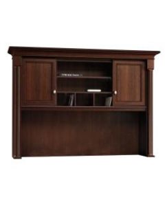 Sauder Palladia Collection Credenza Hutch, Select Cherry