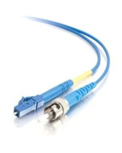 C2G 3m LC-ST 9/125 OS1 Simplex Singlemode Fiber Optic Cable (Plenum-Rated) - Blue - 3m LC-ST 9/125 Simplex Single Mode OS2 Fiber Cable - Plenum CMP-Rated - Blue - 10ft