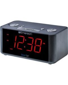Emerson SmartSet ER100201 Desktop Clock Radio - FM - USB