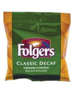 Folgers Single-Serve Coffee Packets, Classic Roast, Decaffeinated, Carton Of 42