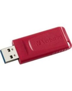 Verbatim Store"nGo USB Flash Drive, 128GB, Red