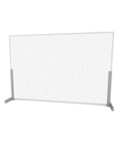 Linea Italia, Inc Wellness Line Sneeze Guard, 60in x 24in, White Frost