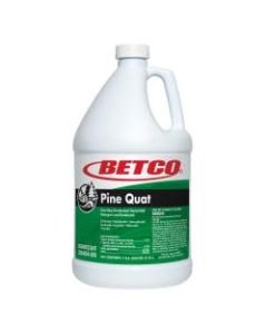 Betco Pine Quat Floor Disinfectant/Deodorizer, Pine Scent, 128 Oz Bottle, Case Of 4