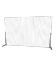 Linea Italia, Inc Wellness Line Sneeze Guard, 66in x 24in, White Frost