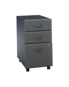 Bush Business Furniture Office Advantage 20-1/6inD Vertical 3-Drawer Mobile File Cabinet, Slate, Standard Delivery