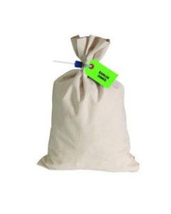 Control Group Canvas Coin Bags, 12in x 19in, Tan, Pack Of 50 Bags