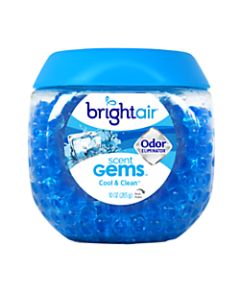 BRIGHT Air Scent Gems Plus Odor Eliminator Beads Air Freshener, Cool & Clean, 10 Oz