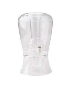 Mind Reader Acrylic Beverage Dispenser With Fruit Infuser, 128 Oz, Clear