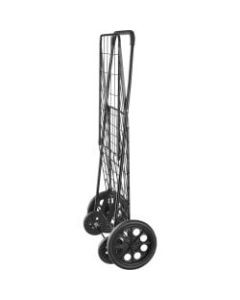 Whitmor Utility Cart - 4 Casters - Steel - 20.8in Width x 24.5in Depth x 40.1in Height - Black