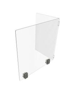 Linea Italia, Inc Wellness Line 2-Fold Sneeze Guard Shield, 22in x 22in, Clear