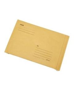 SKILCRAFT Sealed Air Jiffy Padded Mailers, #6, 19in x 12-1/2in, Natural Kraft, Pack Of 50 Mailers (AbilityOne 8105-00-281-1167)