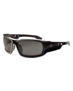Ergodyne Skullerz Safety Glasses, Odin, Black Frame Polarized Smoke Lens