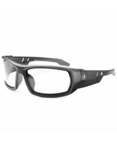 Ergodyne Skullerz Safety Glasses, Odin, Matte Black Frame Clear Lens