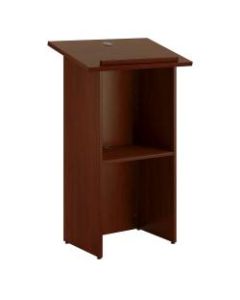 Bush Business Furniture Lectern, 48in x 24in, Hansen Cherry, Standard Delivery