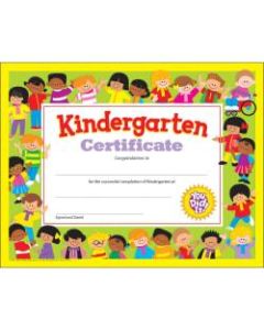 Trend Kindergarten Certificates - "Kindergarten Certificate" - 8.5in x 11in - Multicolor - 30 / Pack