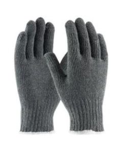 PIP Cotton/Polyester Gloves, 9in, X-Large, Gray, Pack Of 12 Pairs