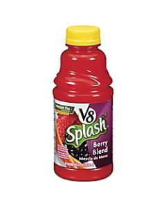 V8 Splash Fruit Juices, Berry Blend, 16 Oz., Box Of 12