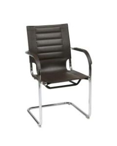 Ave Six Trinidad Guest Chair, Espresso/Silver