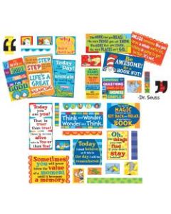 Eureka Dr. Seuss 35 Quotes Bulletin Board Set, Multicolor, Pre-K - Grade 12
