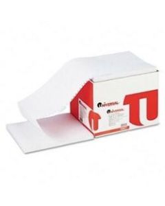 Universal Dot Matrix Continuous Paper - White - 92 Brightness - 9 1/2in x 11in - 20 lb Basis Weight - 2300 Sheet