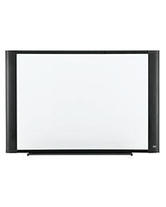3M Melamine Dry-Erase Whiteboard, 36in x 48in, Aluminum Frame With Graphite Finish
