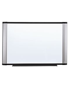 3M Melamine Dry-Erase Whiteboard, 48in x 72in, Aluminum Frame With Silver Finish