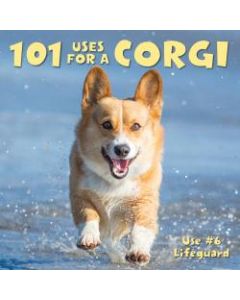Willow Creek Press 5-1/2in x 5-1/2in Hardcover Gift Book, 101 Uses For A Corgi