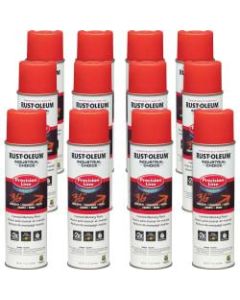 Industrial Choice Color Precision Line Marking Paint - 17 fl oz - 12 / Carton - Safety Red