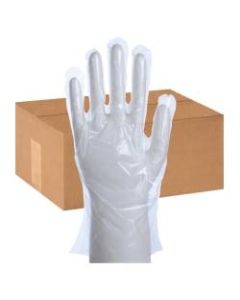 Packaging Dynamics Poly Gloves, Small, 100 Pairs Per Box, Case Of 10 Boxes